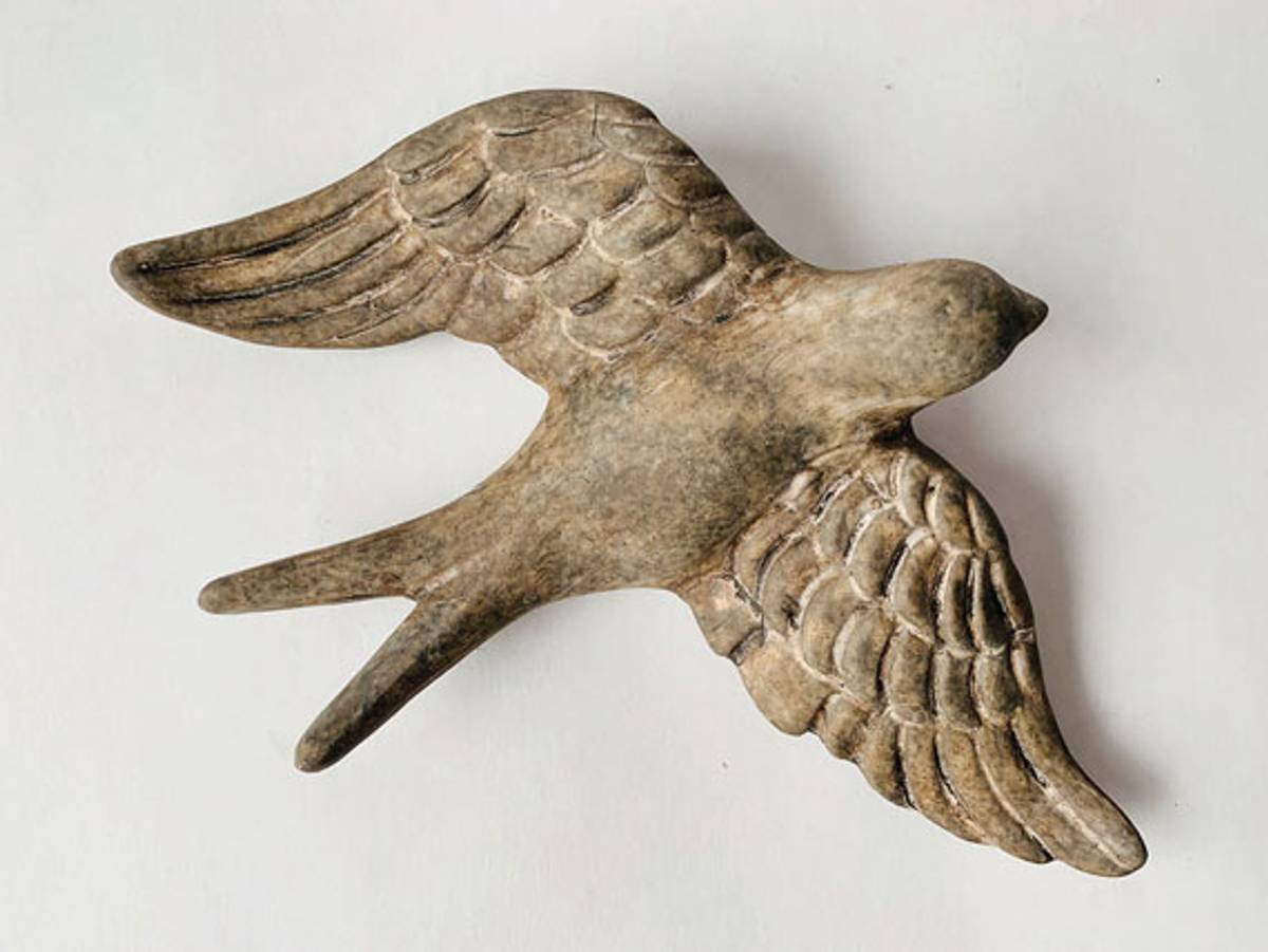 Keramikk svale brun, S