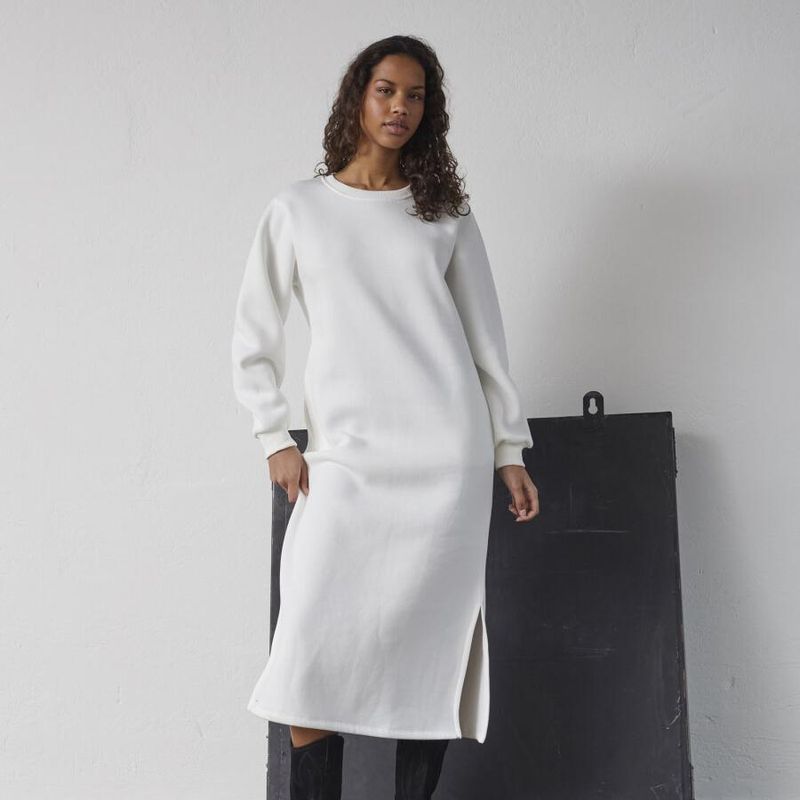 Pima dress, cream