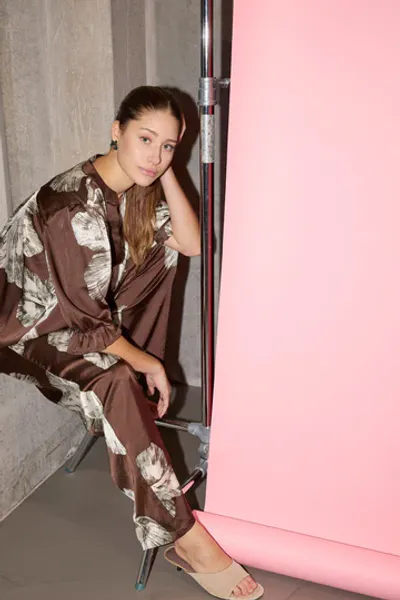 Hovedbilde Venny blouse, brown flower