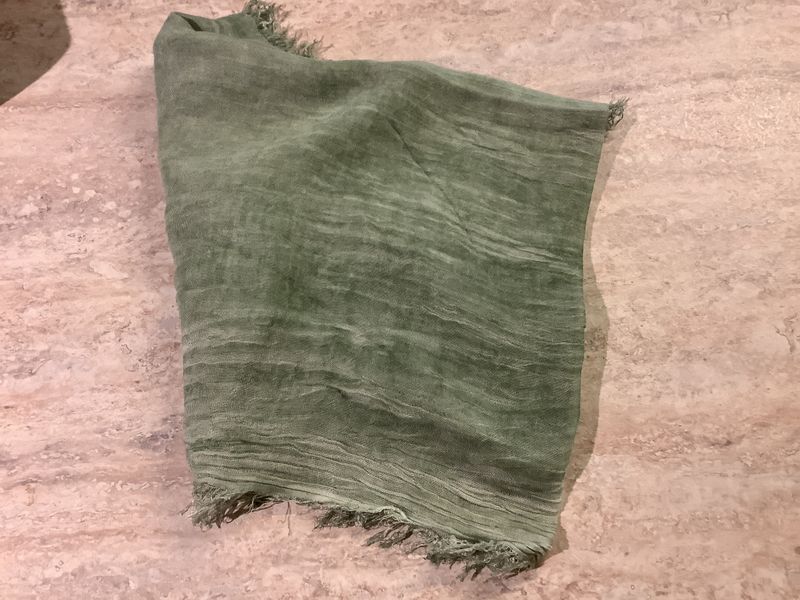 Skjerf, lys khaki
