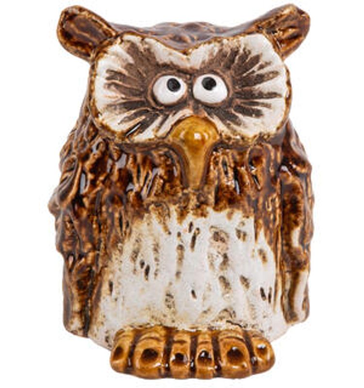 Ugle sittende 9 cm
