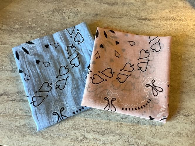 Hovedbilde Paisley scarf, 70x70 cm