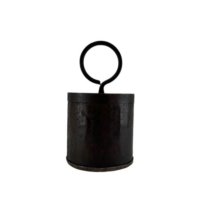 Hovedbilde Vintage potte med stor ring for oppheng